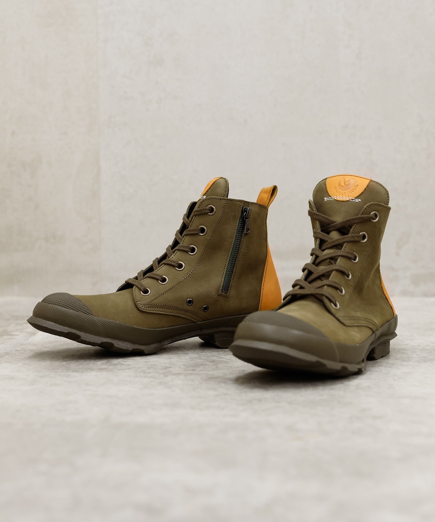 SPM-363 Olive | 国産ハンドメイド スニーカー スピングル