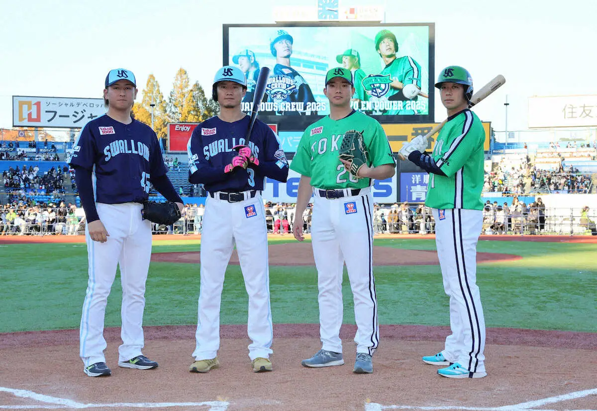 ヤクルトが25年シーズンの限定ユニを発表 鮮やかな緑の「燕パワー