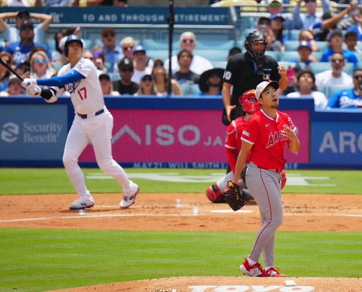 大谷翔平 菊池雄星からの2安打含む3安打 最大4点差追いつく粘りも最