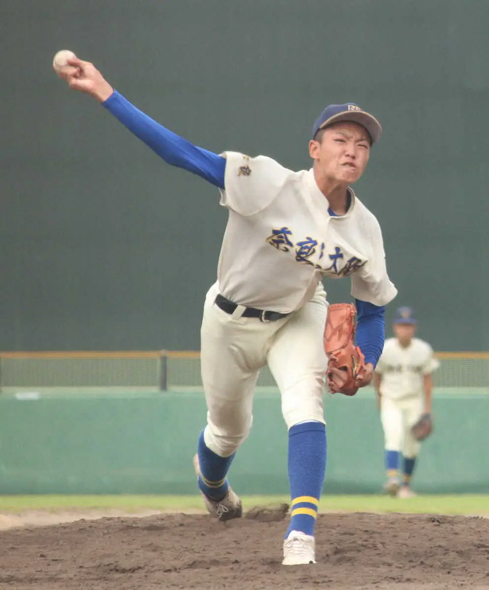 高校野球】奈良大付の長身右腕が来秋候補に浮上！「支配下でプロに