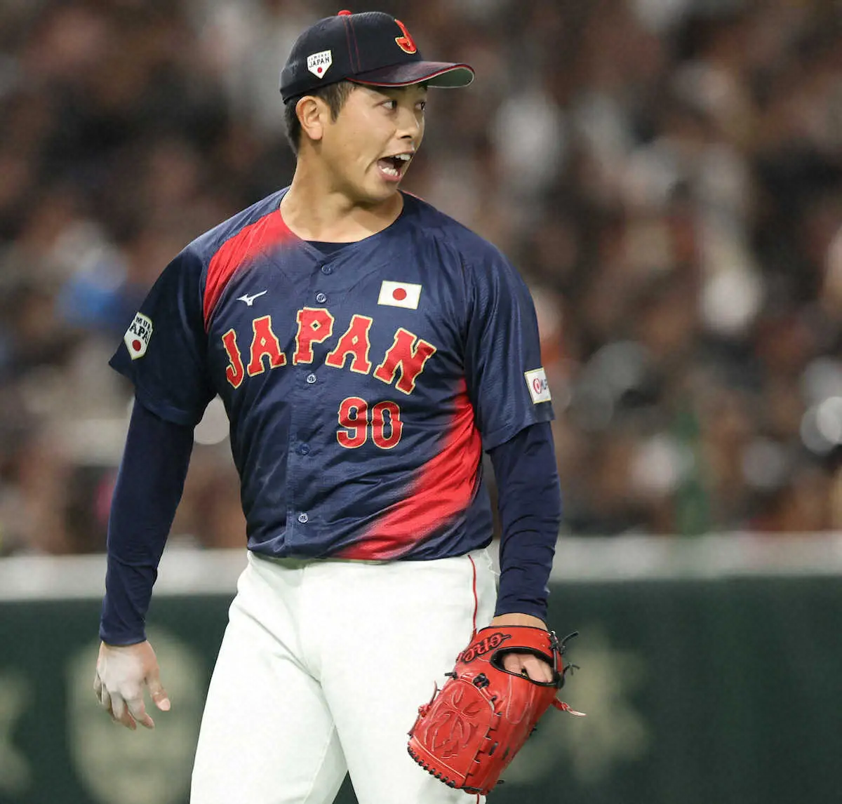 侍ジャパン】中日コンビが救援 松山晋也は1回1安打無失点、高橋宏斗は2