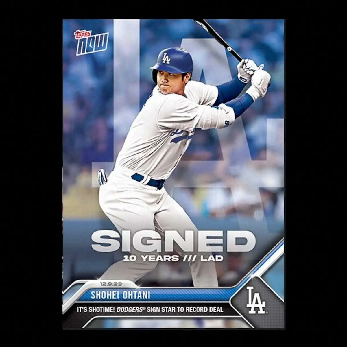 トップス社が早くも「ドジャース・大谷」のカードを販売 11日午前10時