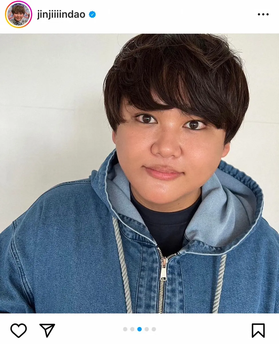 じんじん公式インスタグラム（＠jinjiiiindao）から - スポニチ