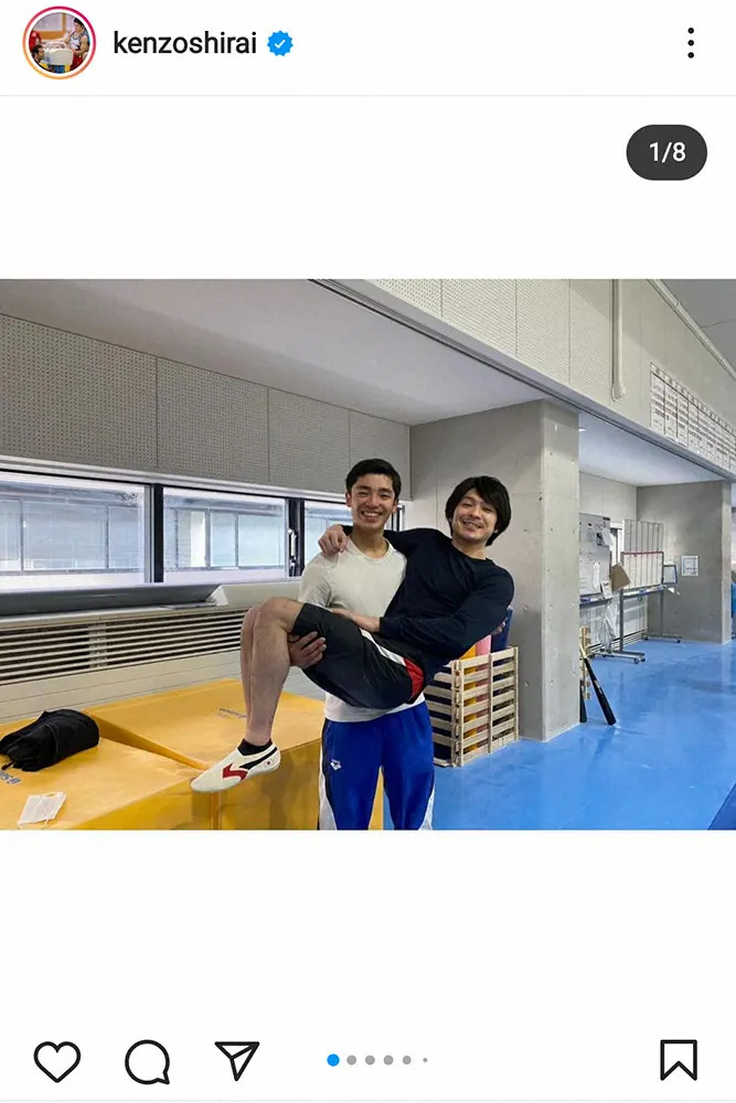 白井健三インスタグラム（@kenzoshirai）から - スポニチ Sponichi