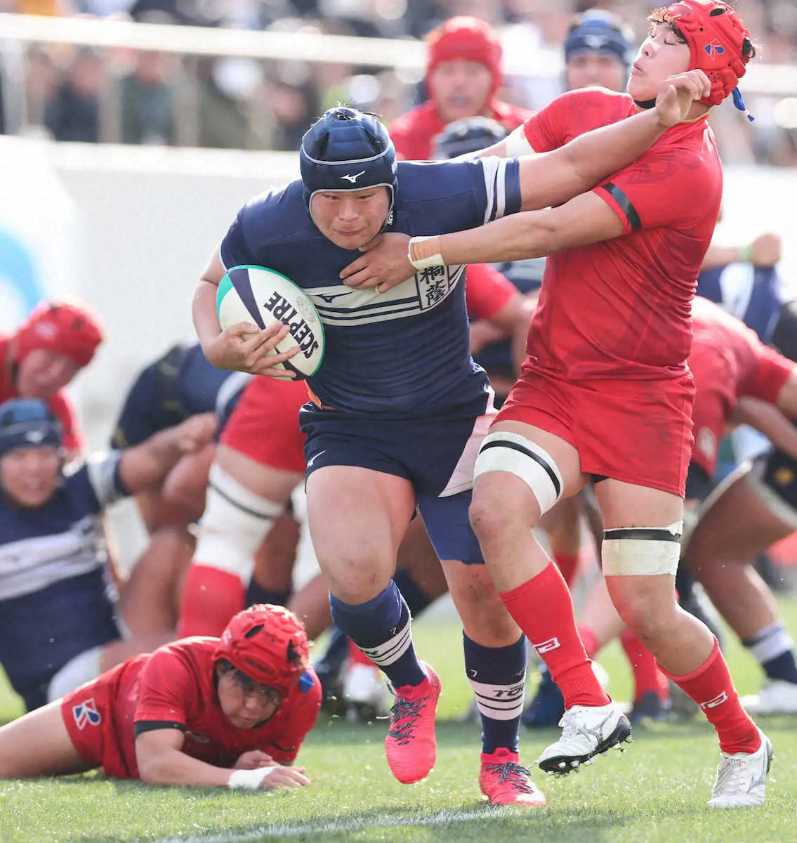 高校ラグビー】桐蔭学園が連覇へ好スタート！毎月合同練習する流通経大