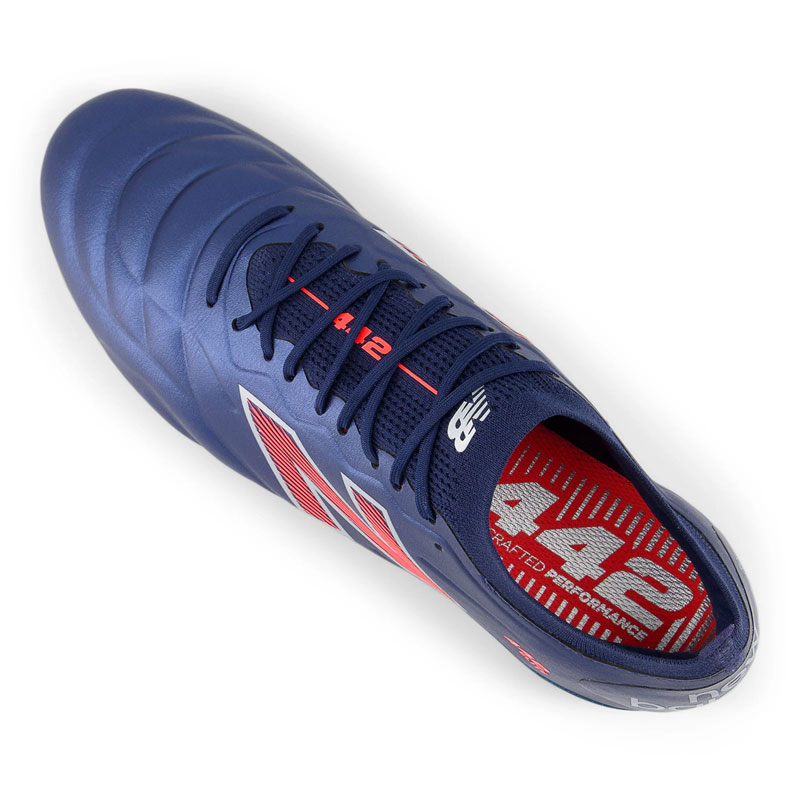 ニューバランス サッカースパイク 442 エリート HG V2 ネイビー レッド