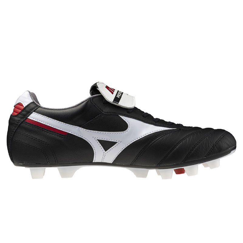 ミズノ モレリア 2 JAPAN 折りベロ ブラック サッカースパイク 土 人工