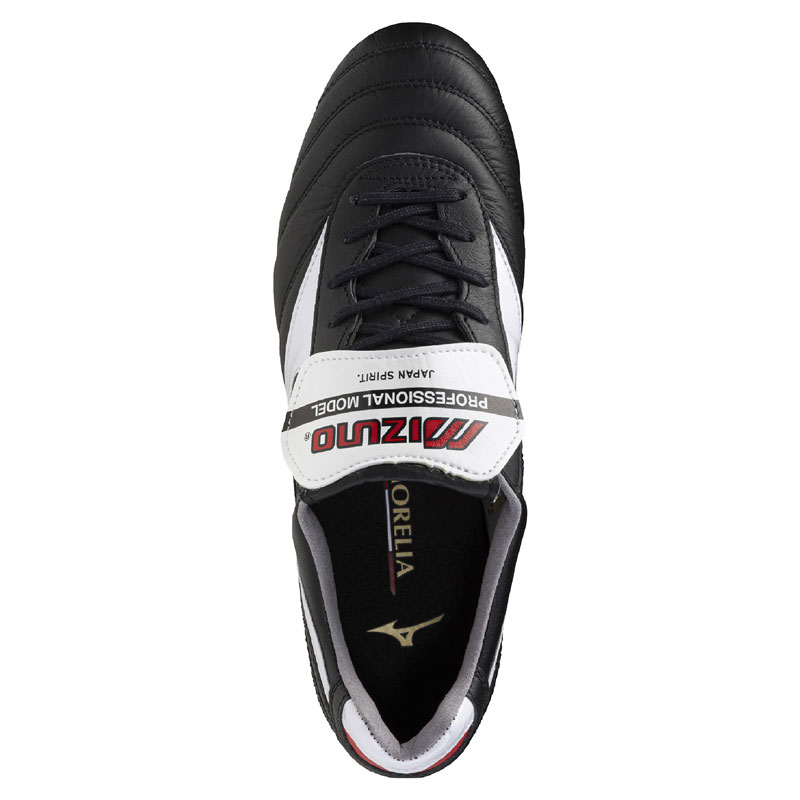 ミズノ モレリア 2 JAPAN 折りベロ ブラック サッカースパイク 土 人工