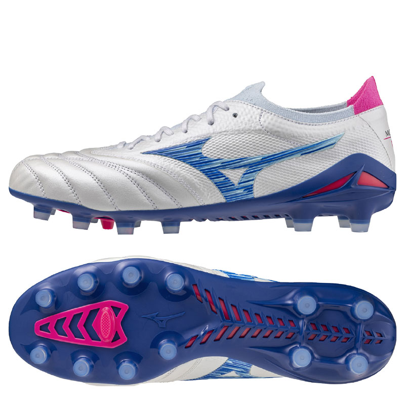 ミズノ モレリア NEO 4 β JAPAN ホワイト ターコイズ サッカースパイク