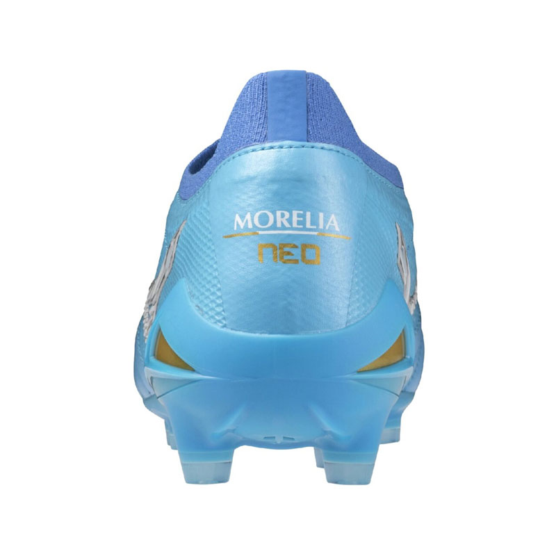 ミズノ モレリア NEO 4 β JAPAN ブルー サッカースパイク 土 人工芝