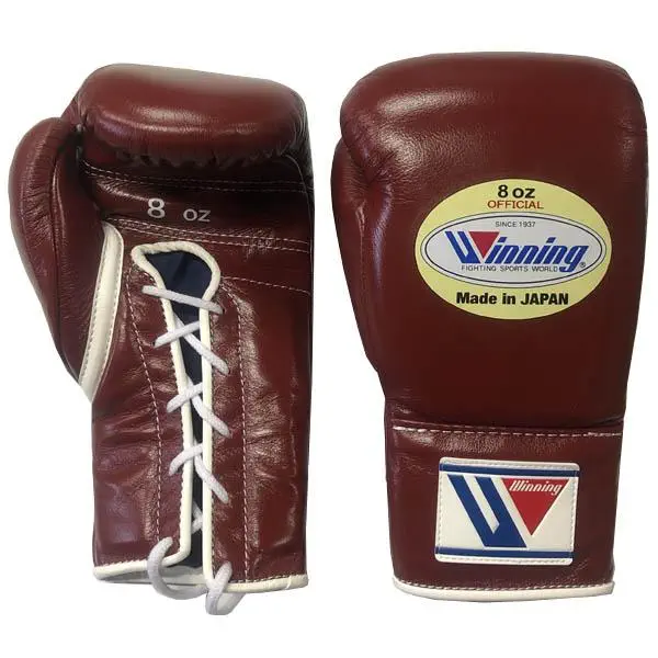 ウイニング(WINNING) ボクシンググローブ プロ試合用 8オンス ひも式
