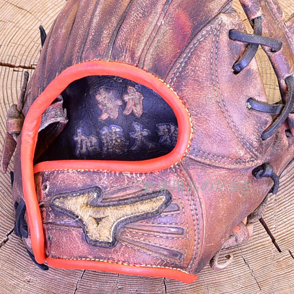 ミズノプロ 4年使用 ヘリ革 グリス ヒモ 交換 メンテナンス 硬式用