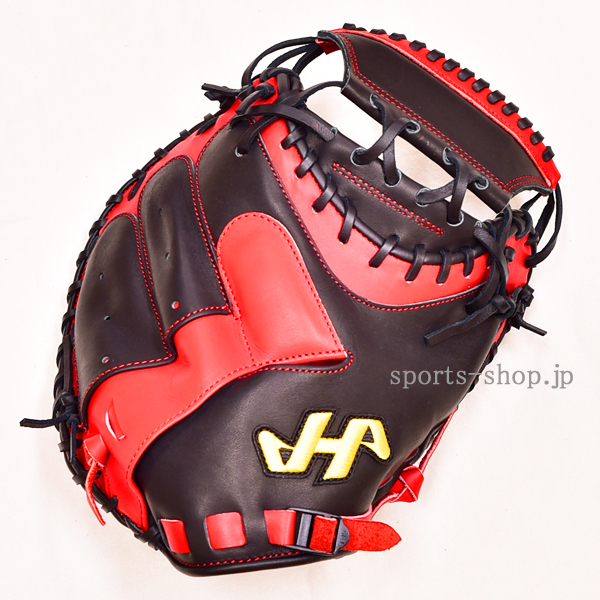 ハタケヤマ 甲斐モデル ブラック×レッド TH-SH19 捕手用 M62 軟式