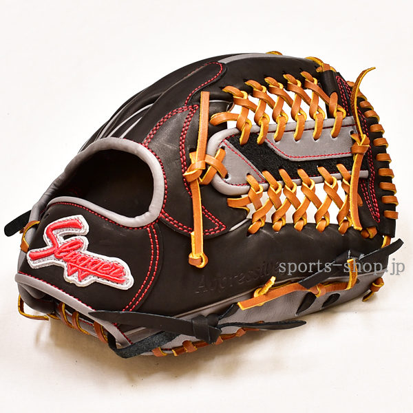 久保田スラッガー 軟式用 オーダー 内野手用 KSN-D1 W55 ブラック×D