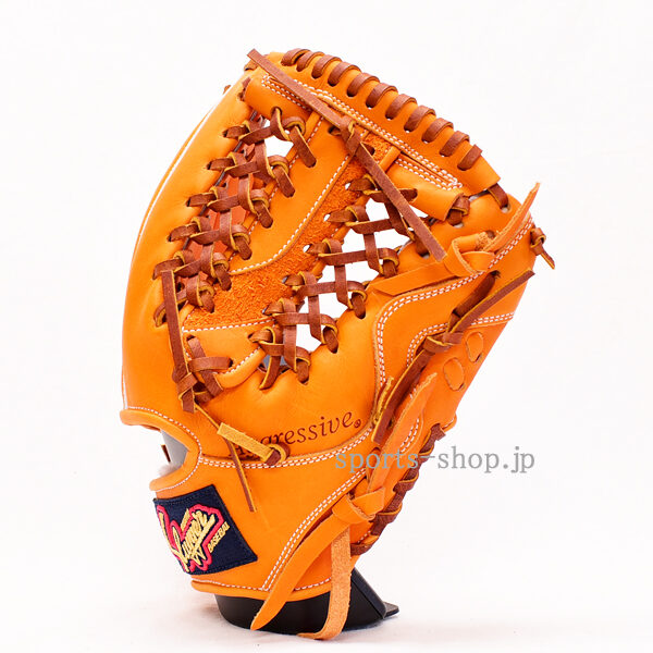 久保田スラッガー KSN-MP19 KSオレンジ タン紐 C-7047 内野手用 軟式