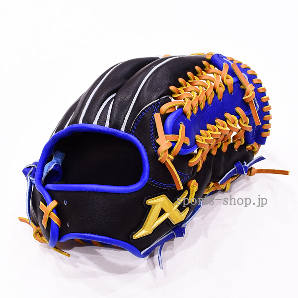 アトムズ 硬式用 オーダー DB2型 内野手用 ブラック×ブルー 店舗