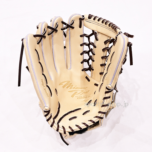 ミズノプロ 硬式用 オーダー 外野手用 AXI ブロンド 左投げ用 ショック