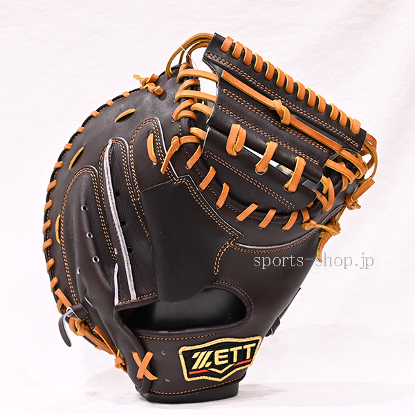 ゼット プロステイタス 硬式用 キャッチャーミット BPROCM620 ブラウン