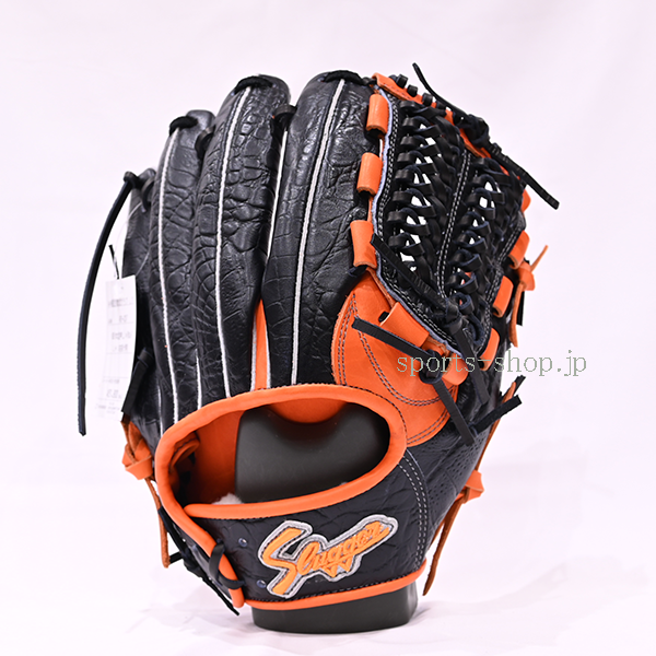 久保田スラッガー 限定品 L7型 型押し ブラック Fオレンジ 軟式 グラブ