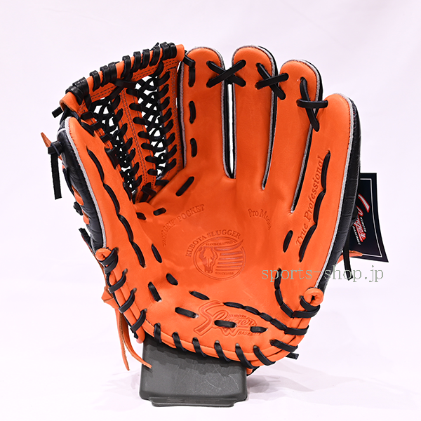 久保田スラッガー 限定品 L7型 型押し ブラック Fオレンジ 軟式 グラブ