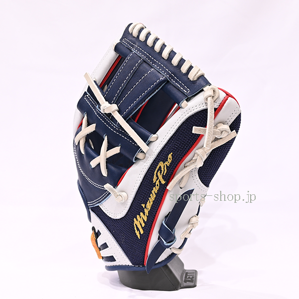 ミズノプロ 軟式用 オーダー 内野手用 坂本型 ジャパン カラー 背面