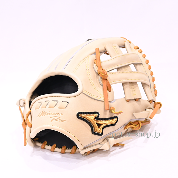 ミズノプロ 硬式用 1AJGH29823 ブロンド×コルク 8059 内野手用 5DNA