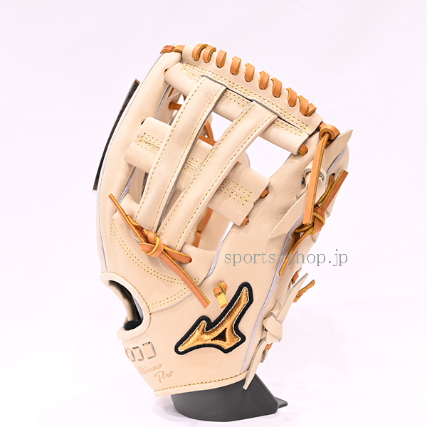 ミズノプロ 硬式用 1AJGH29823 ブロンド×コルク 8059 内野手用 5DNA