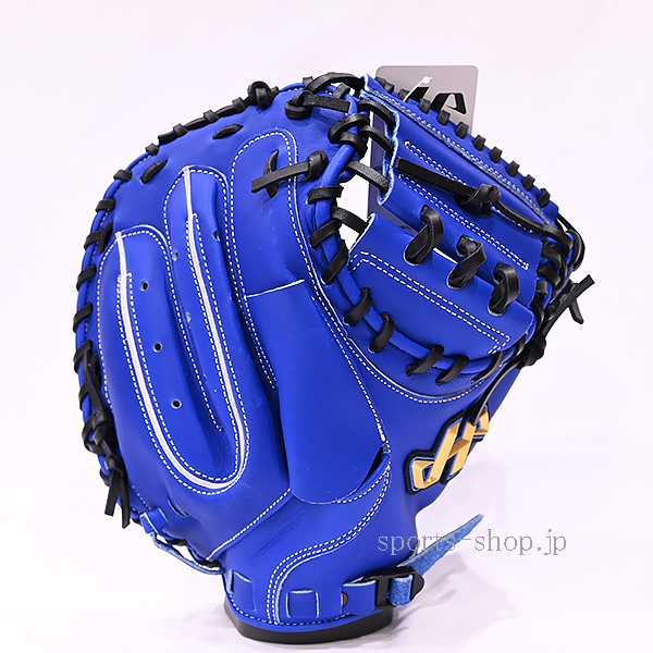 ハタケヤマ TH-JM8AU ブルー 少年用 Uバック キャッチャーミット