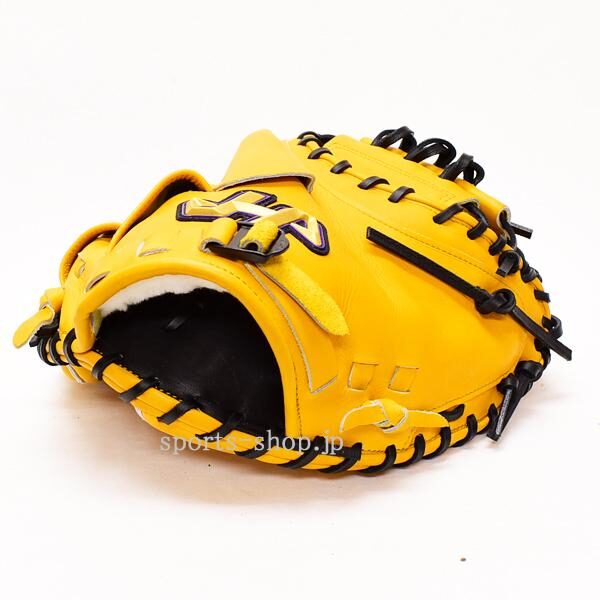 ハタケヤマ K-M9by Jイエロー 高校野球対応 キャッチャーミット 硬式用