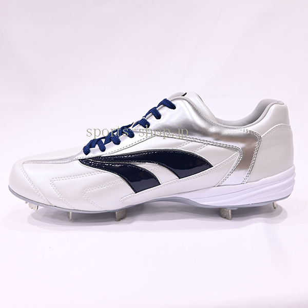 久保田スラッガー スパイク RS09-NV ホワイト×ネイビー D-009NV