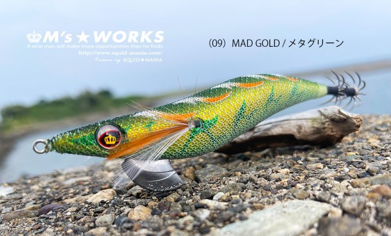 WILD CHASE 3.5号ラトル (09) MAD GOLD - エギングショップ SQUID MANIA