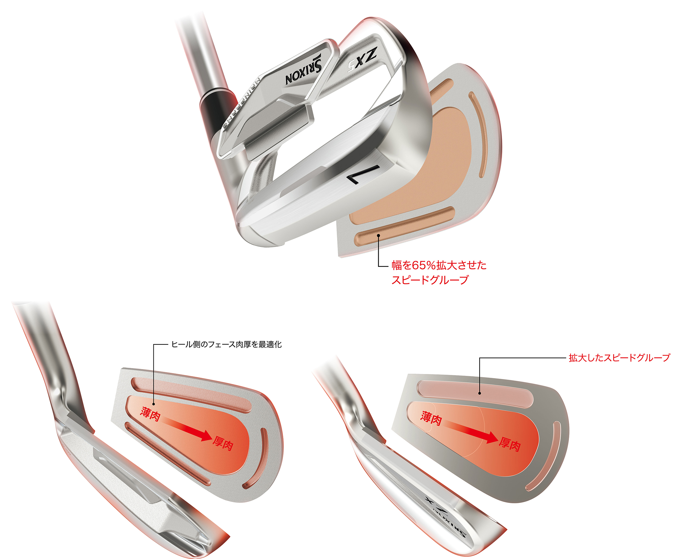 マークページ スリクソン ZX5 Mk II アイアン（左用） | アイアン