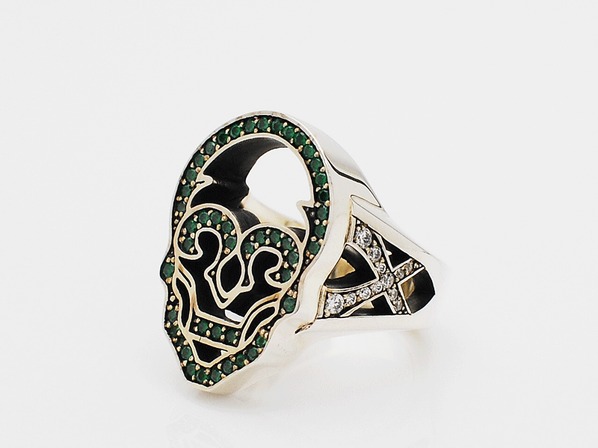 HOLLOW SKULL/GREEN/Justin Davis（ジャスティンデイビス） - DEFI