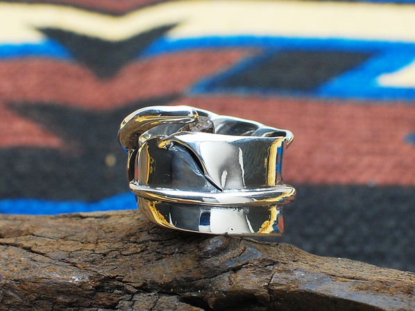 WING FEATHER RING(L)/NATIVE SPIRIT（ネイティブスピリット） - DEFI