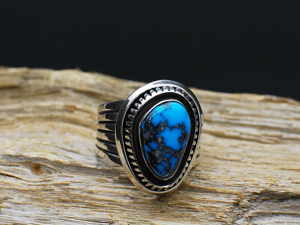 HIGH GRADE MORENCI RING by Leonard Nez/NATIVE SPIRIT（ネイティブ