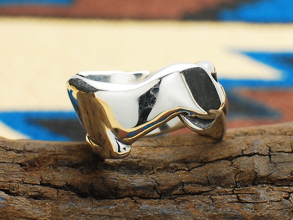 JUMPING WOLF RING/NATIVE SPIRIT（ネイティブスピリット） - DEFI