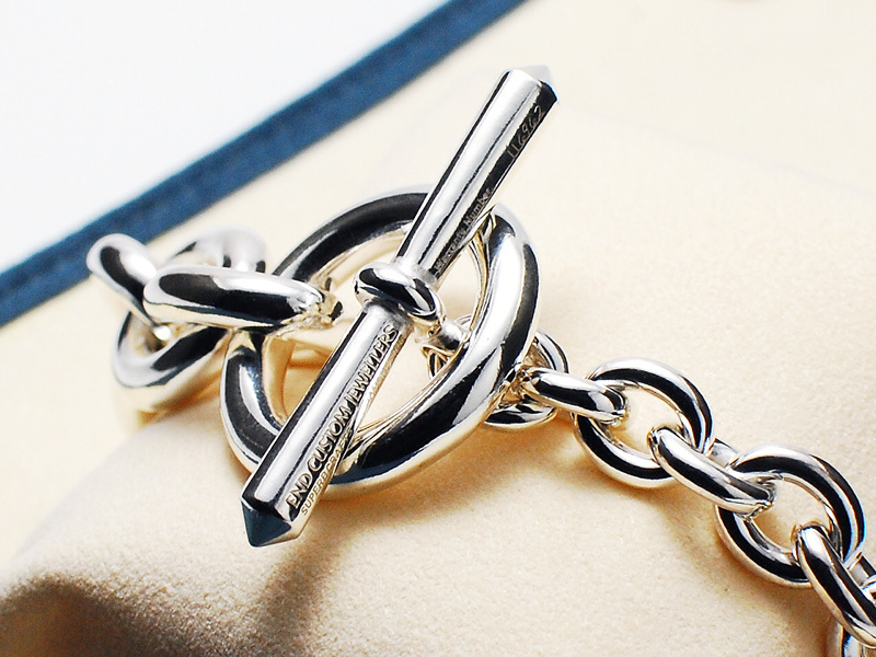 The gradient standard bracelet/END（エンド） - DEFI - シルバー