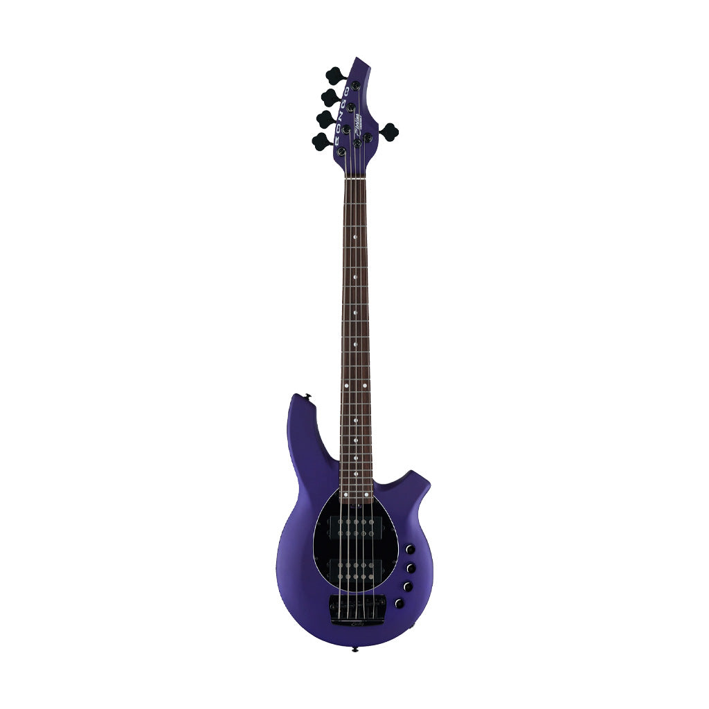 Sterling by Music Man Bongo 5-String Bass Guitar, Firemist Purple