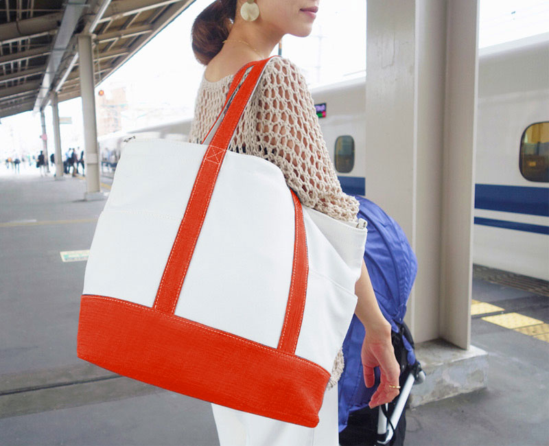 キャンバストートバッグ シェレーヌ ガーデントート クラッチポーチ