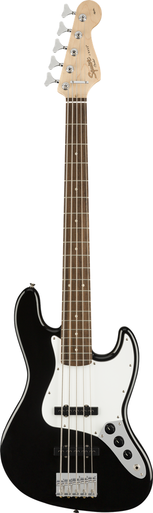 Squier Affinity Jazz Bass V String - Black - Swing City Music