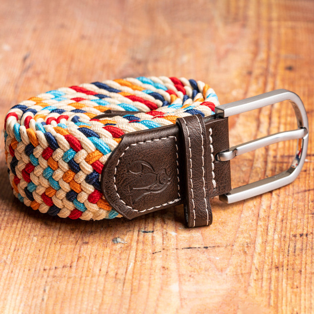 Woven Belt - Multicolour Zigzag – Swole Panda