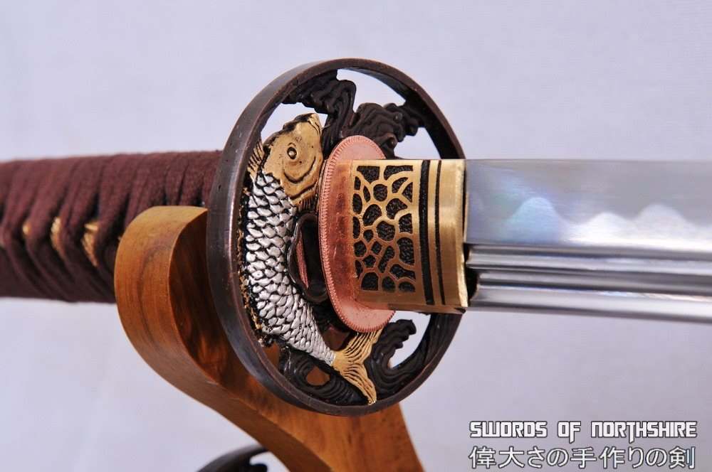 Hand Forged 1095 High Carbon Steel Unokubi Zukuri Samurai Sword