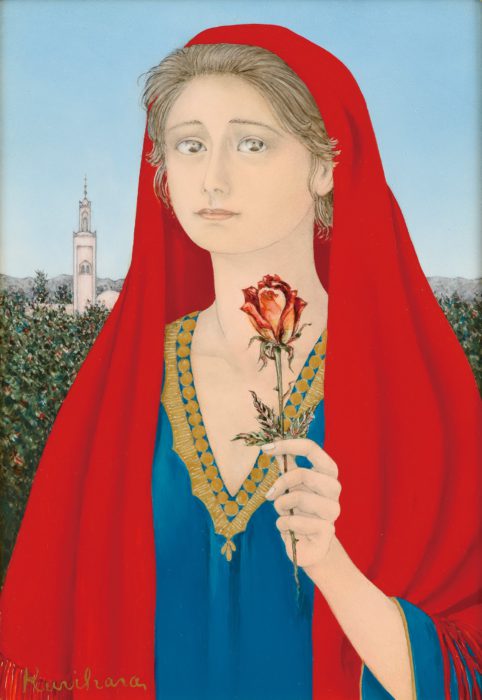 栗原 喜依子「モロッコの少女」の販売 | 美術品販売｜東京銀座