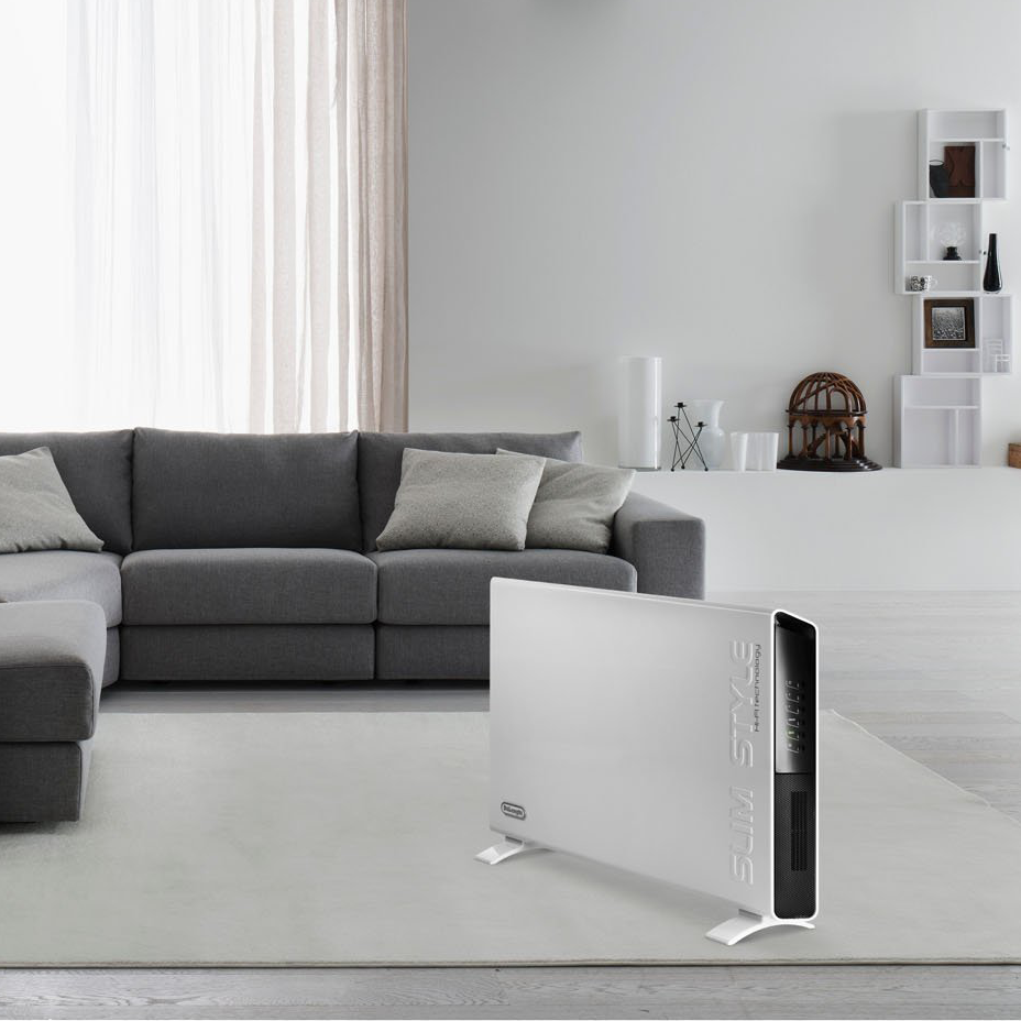 Delonghi Convection Heater Panel Heater w/Dual Fan – Sylvane