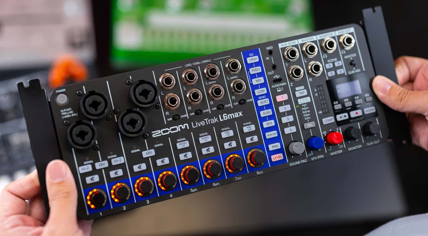 Zoom LiveTrak L6max Features 12-Track Mixing, Recording & Eurorack
