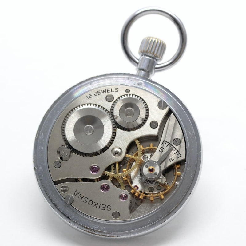 SEIKO 鉄道時計 懐中時計 手巻き 昭43 北 1117 国鉄 スモセコ 2025年