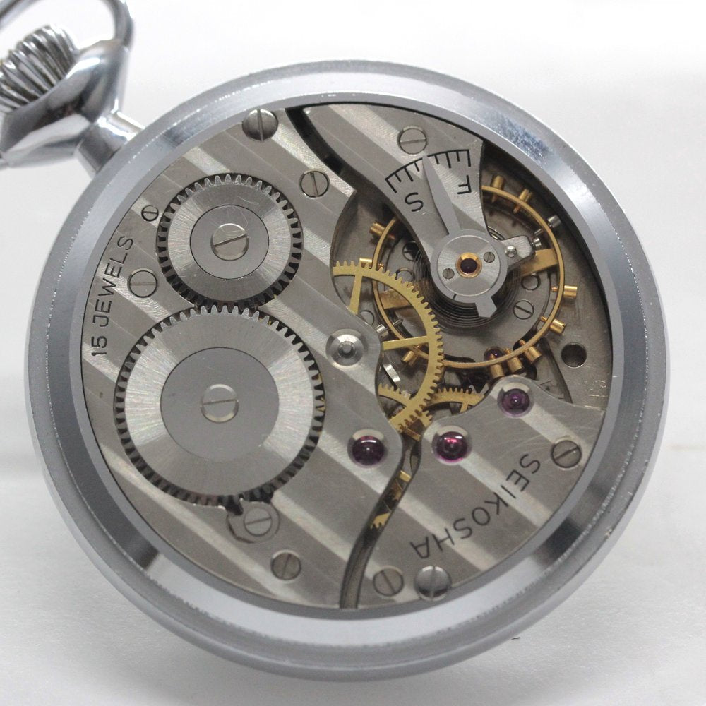 昭和の19セイコー鉄道時計/15石/ダイアフレックス/19seiko-1336 – 正美