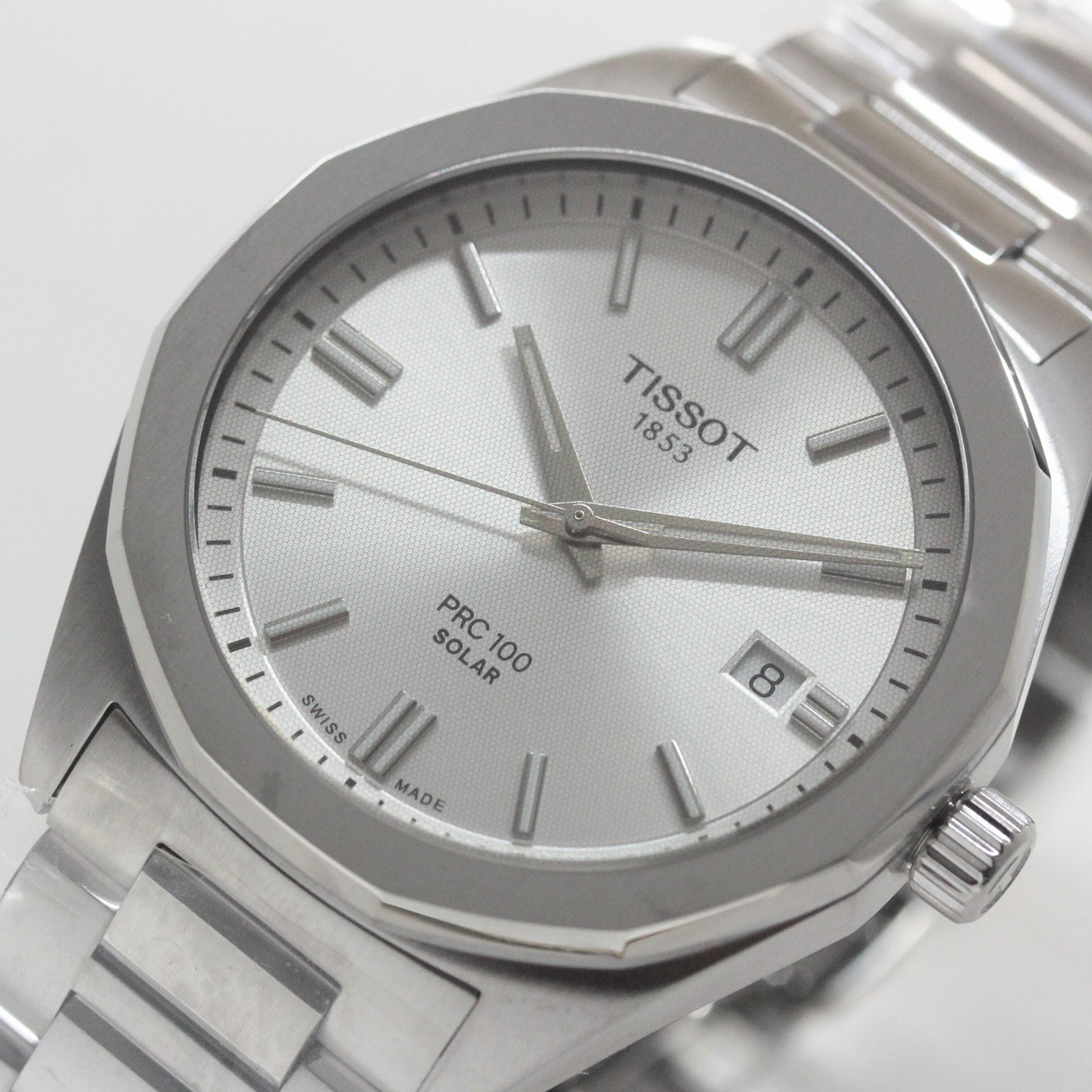 TISSOT(ティソ)PRC 100 Solar Quartz 39mm/クォーツソーラー/シルバー