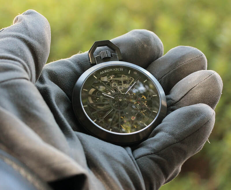 アエロ（AERO) Cobweb 50829NO01 SQ スケルトン 懐中時計 – 正美堂時計店