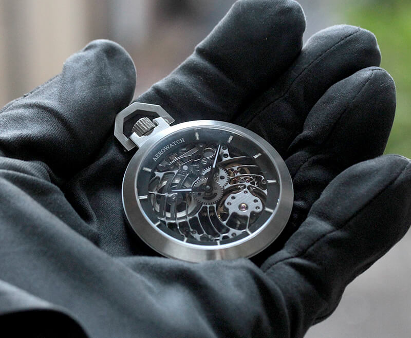 アエロ（AERO) Lépine Skeleton（レピーヌ・スケルトン）懐中時計